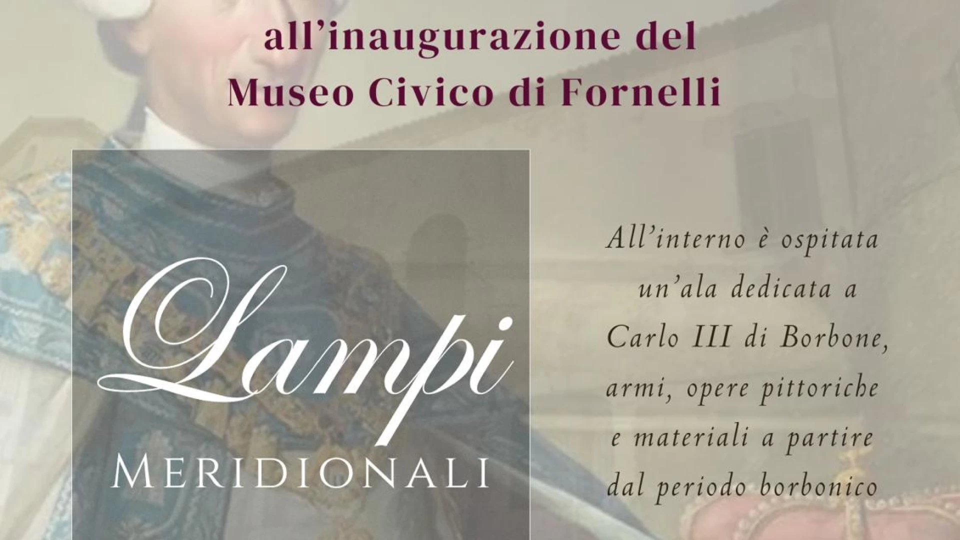 Fornelli: SABATO 20 luglio l’inaugurazione del MUSEO CIVICO DI FORNELLI presso il Palazzo Carmignano- D’Acquaviva.